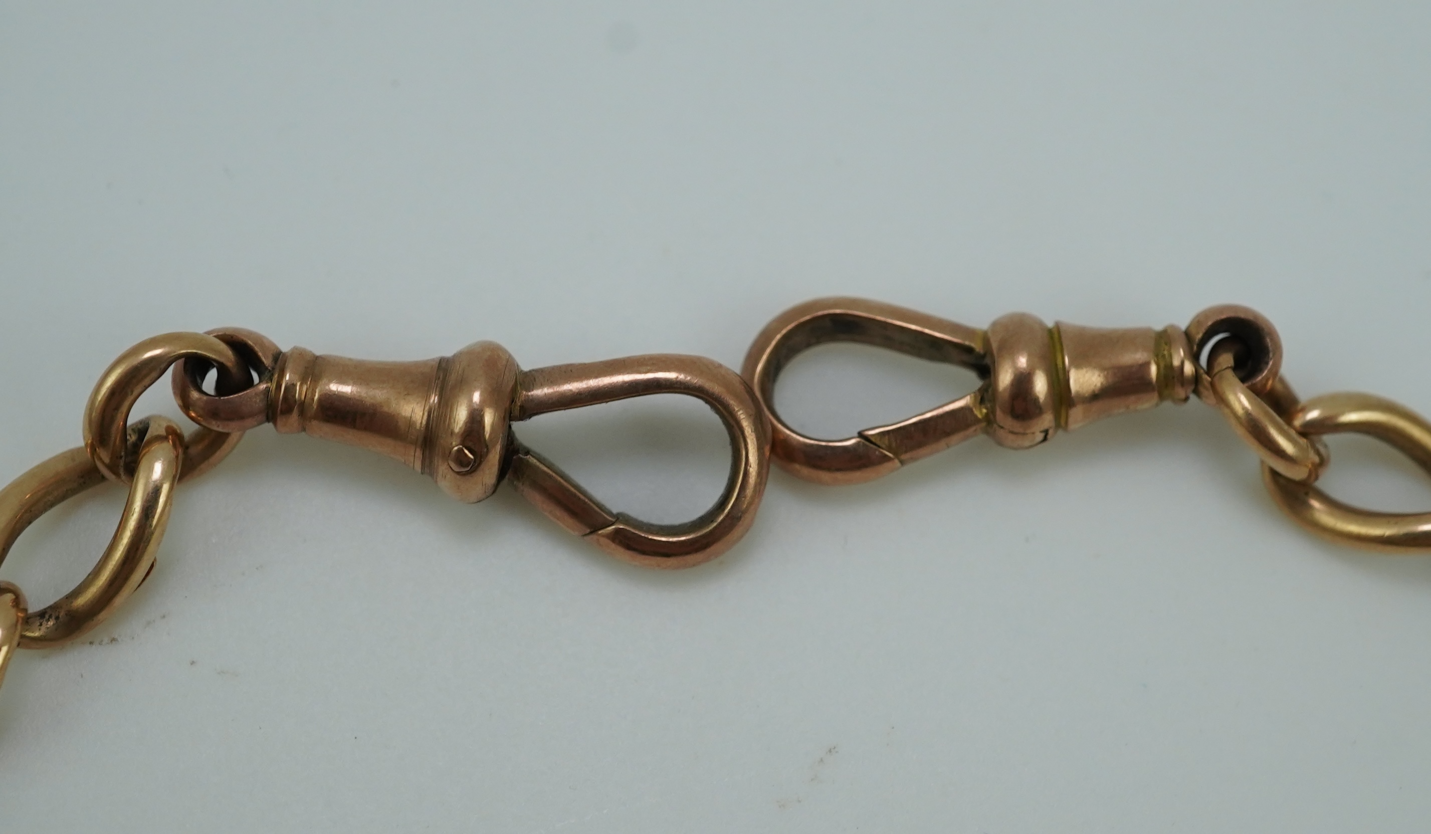 An Edwardian gold Albert chain, early 20th century